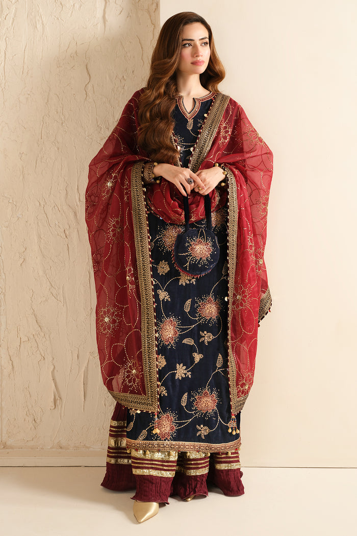 Jazmin | Velvet Edit 24 | VF-2040 - Ladies Clothes - Maria Faisal