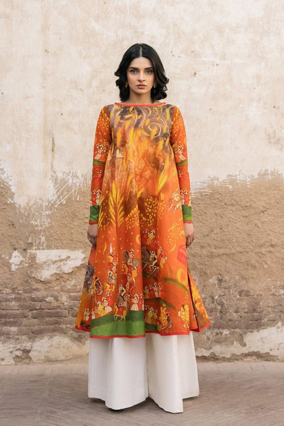 Fahad Hussayn | Lawn Banger | Baori by Maria Faisal - Registered Vendor of : Fahad Hussayn - type : Ladies Clothes - 100% original wedding dresses