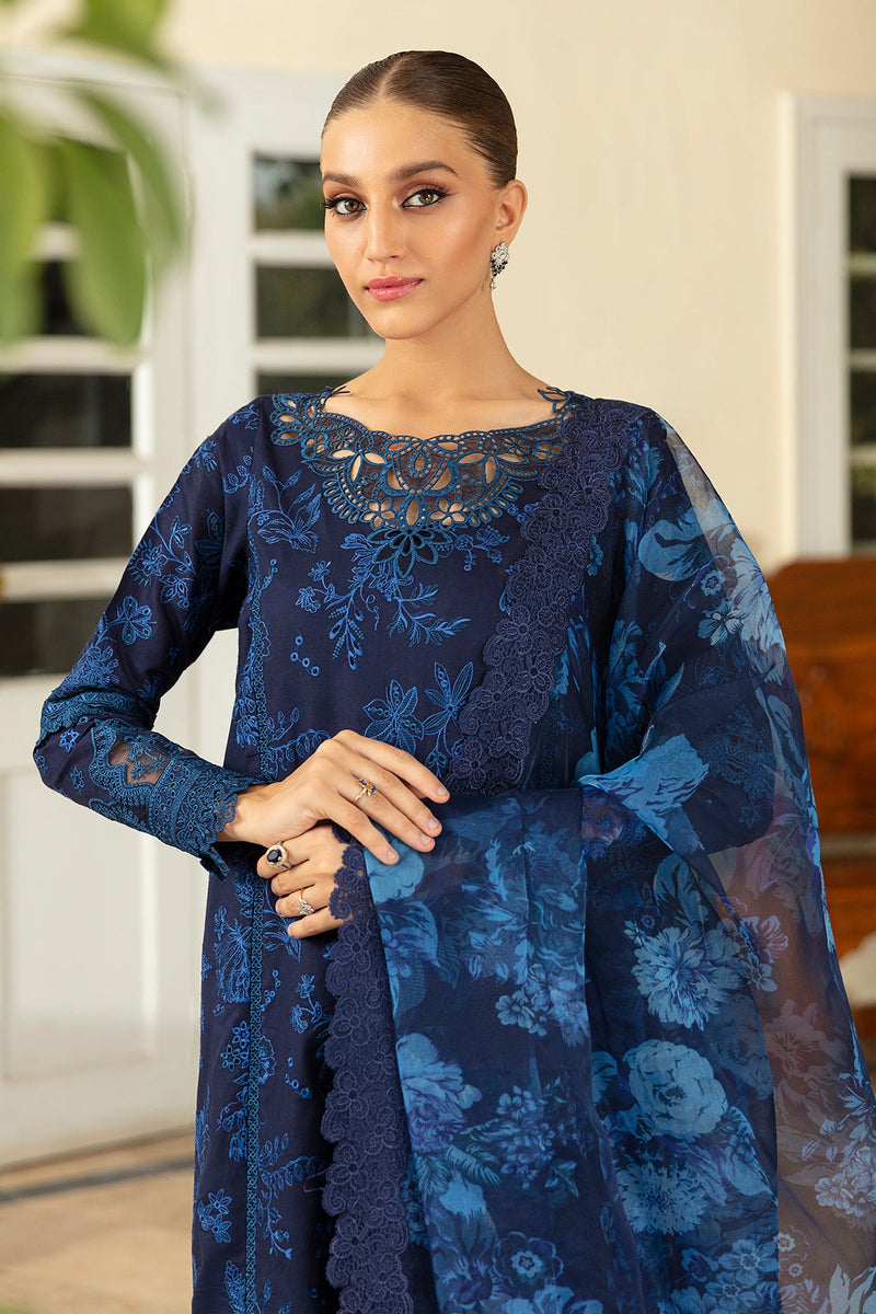 Baroque | Lawn Collection 24 | UF-380 - Waniyas