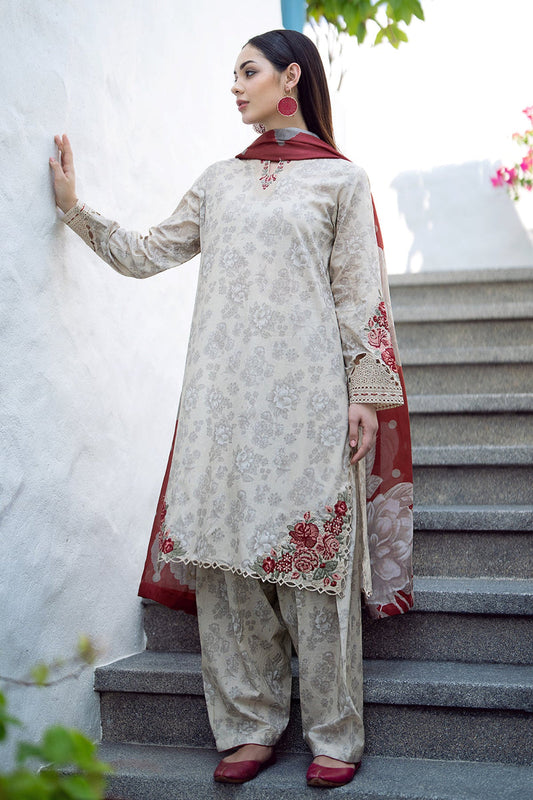 Baroque | Lawn Collection 24 | UF-549 - Waniyas
