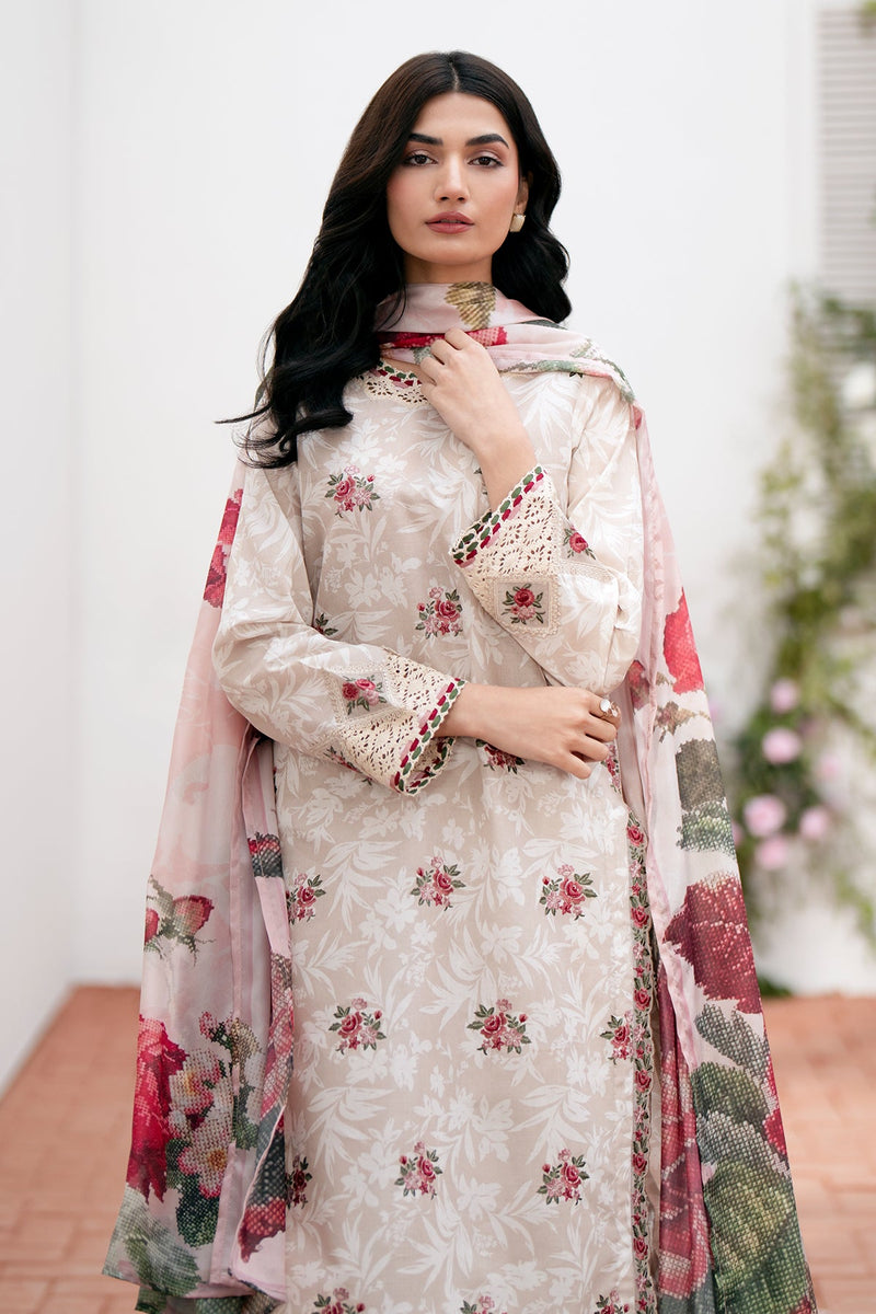 Baroque | Lawn Collection 24 | UF-535 - Waniyas