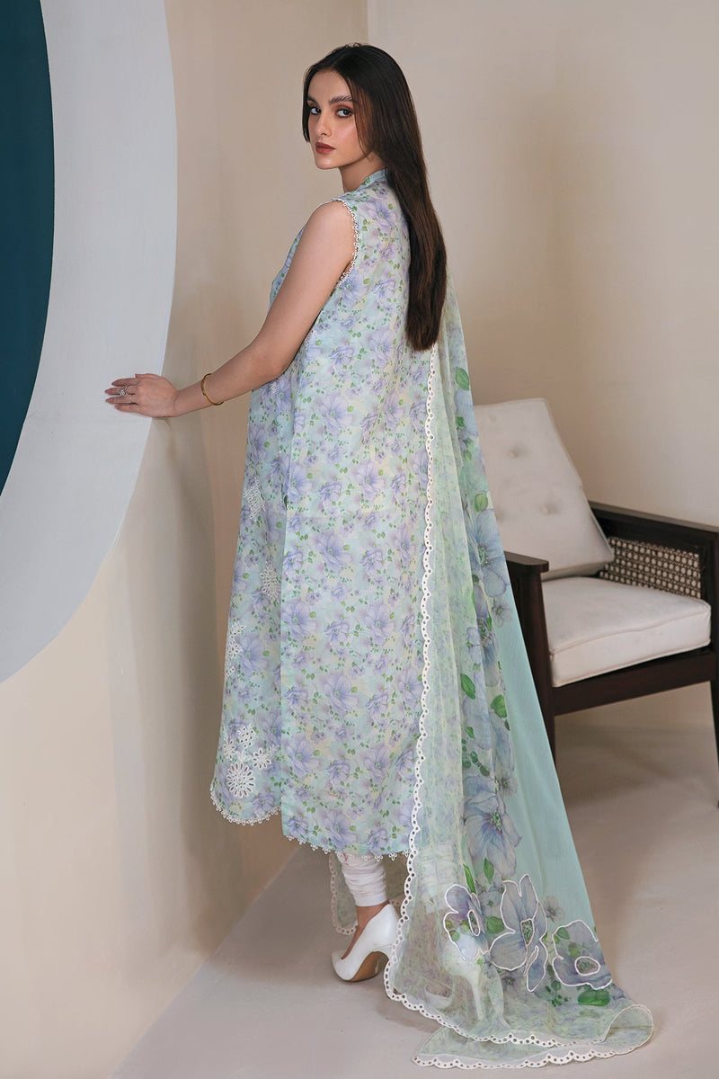 Baroque | Lawn Collection 24 | UF-357 - Waniyas