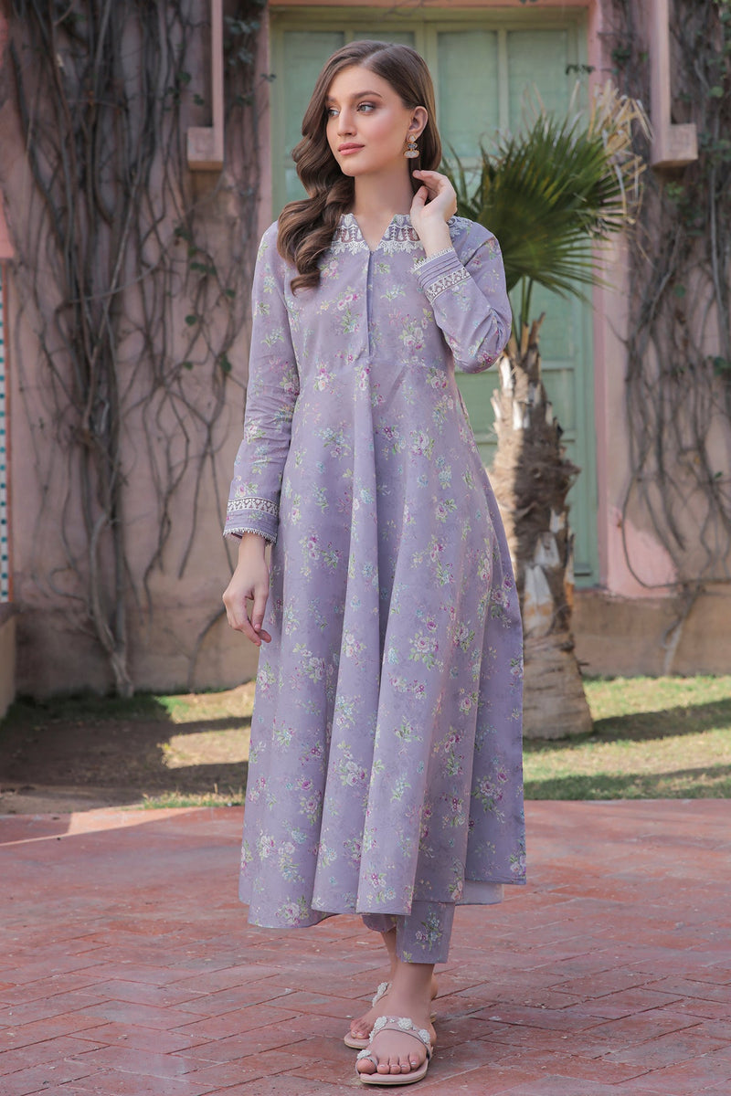 Baroque | Lawn Collection 24 | UF-324 - Waniyas