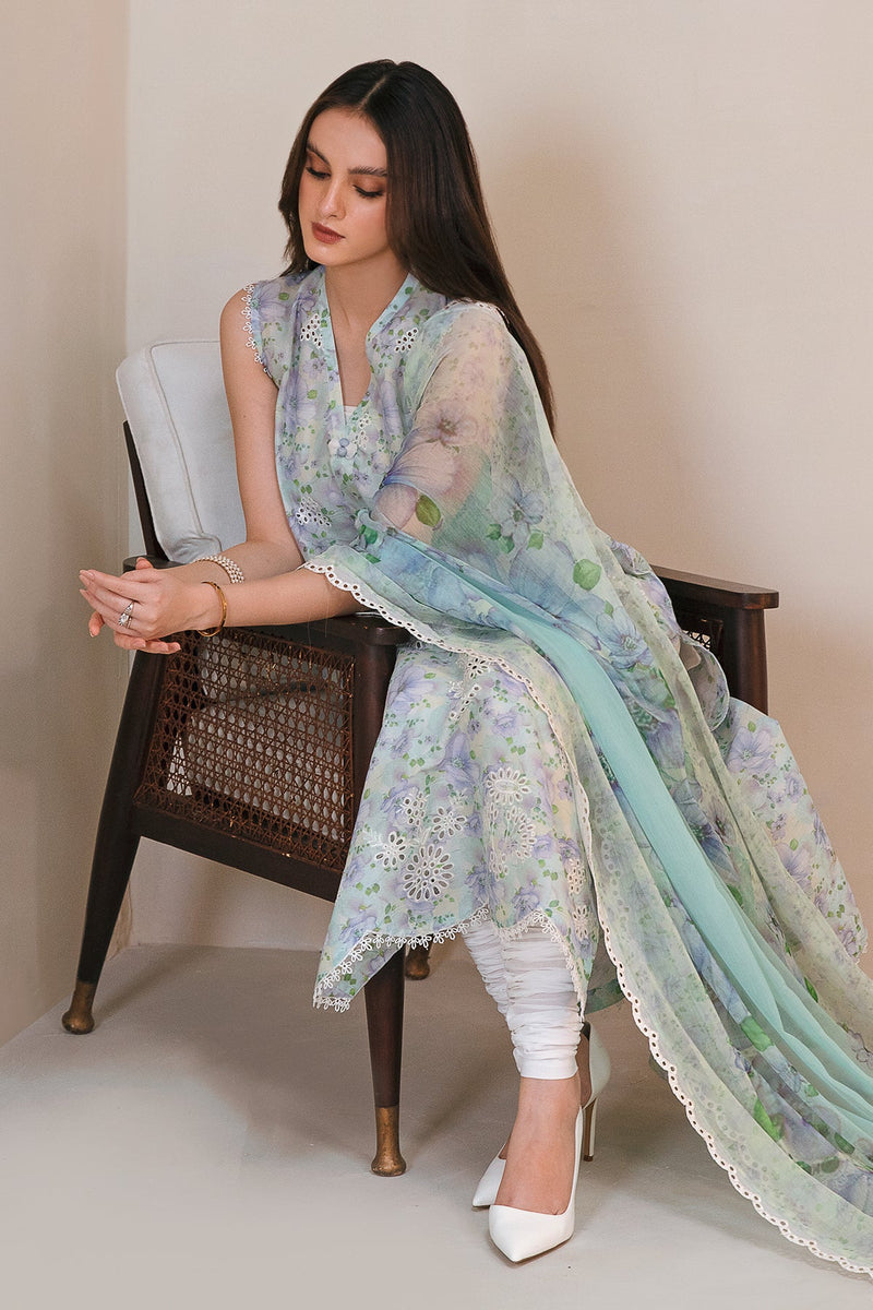 Baroque | Lawn Collection 24 | UF-357 - Waniyas