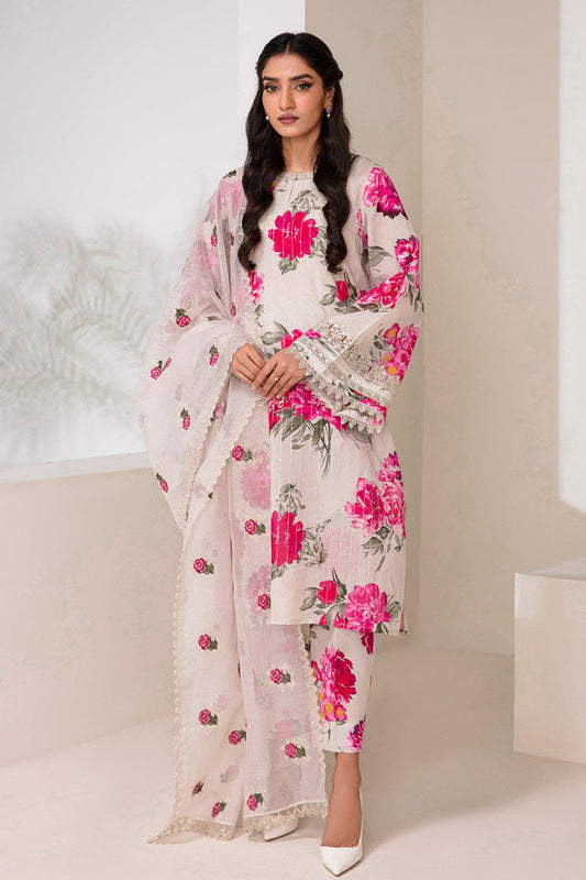 Baroque | Lawn Collection 24 | UF-347 - Waniyas