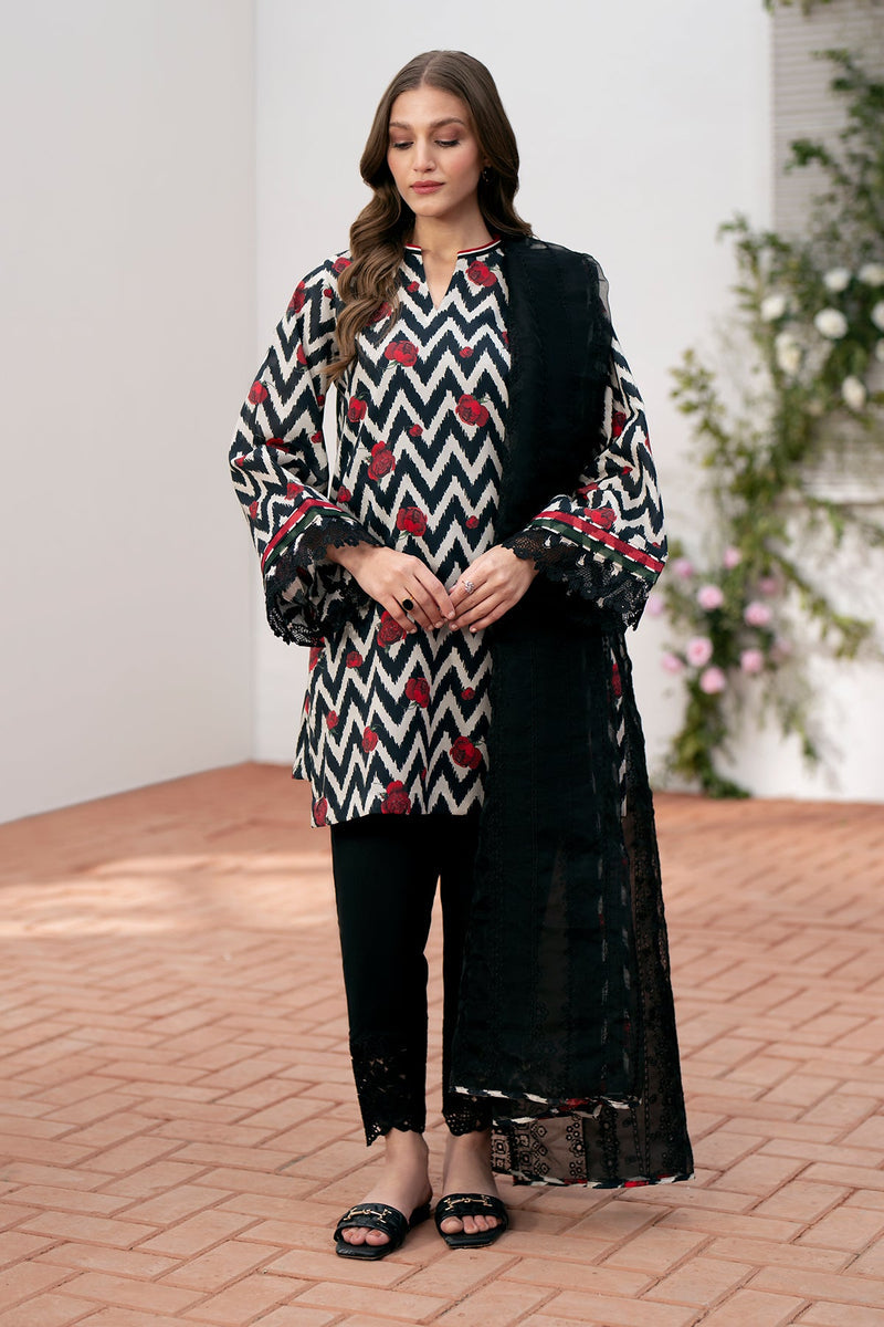 Baroque | Lawn Collection 24 | UF-537 - Waniyas
