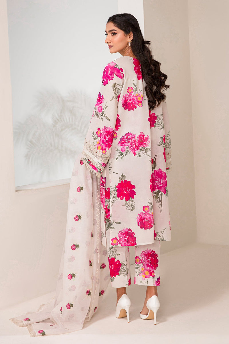 Baroque | Lawn Collection 24 | UF-347 - Waniyas