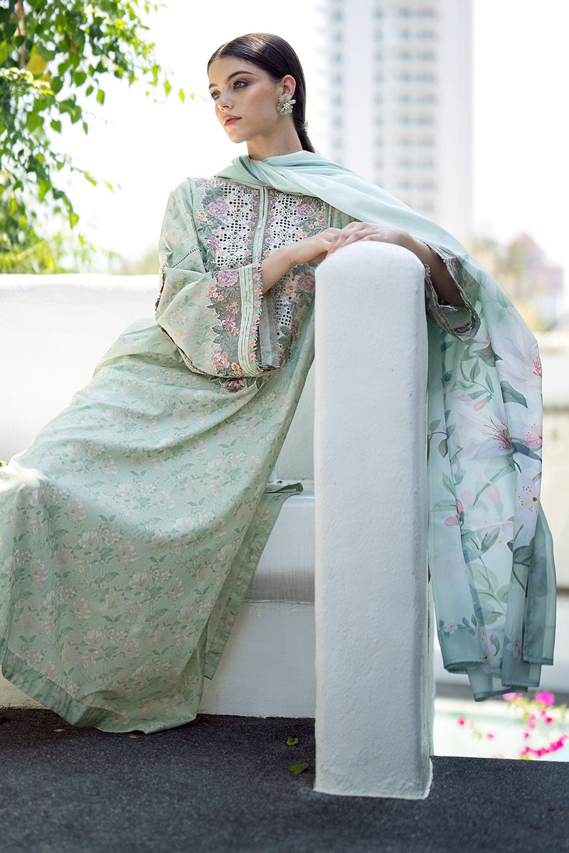 Baroque | Lawn Collection 24 | UF-550 - Waniyas