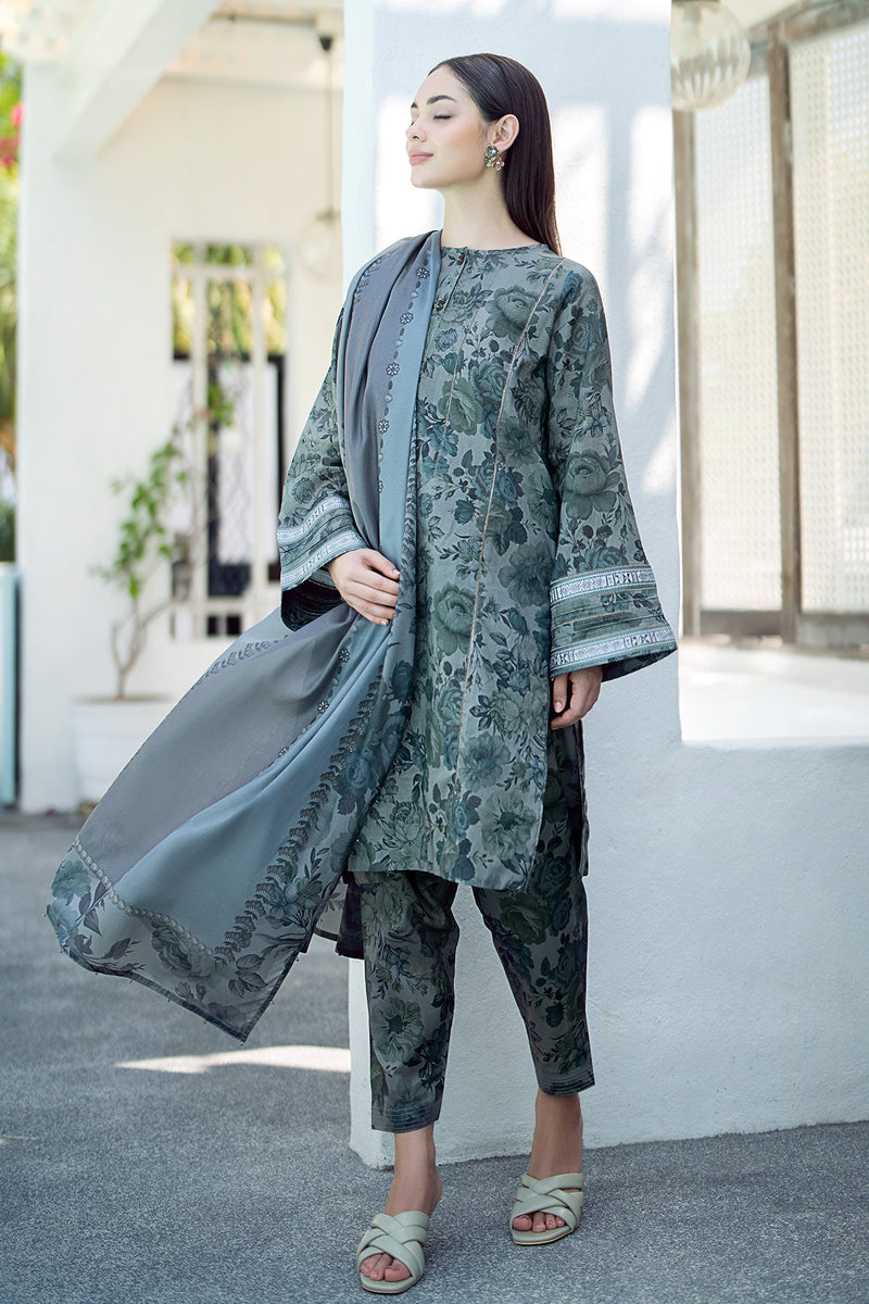 Baroque | Lawn Collection 24 | UF-551 - Waniyas