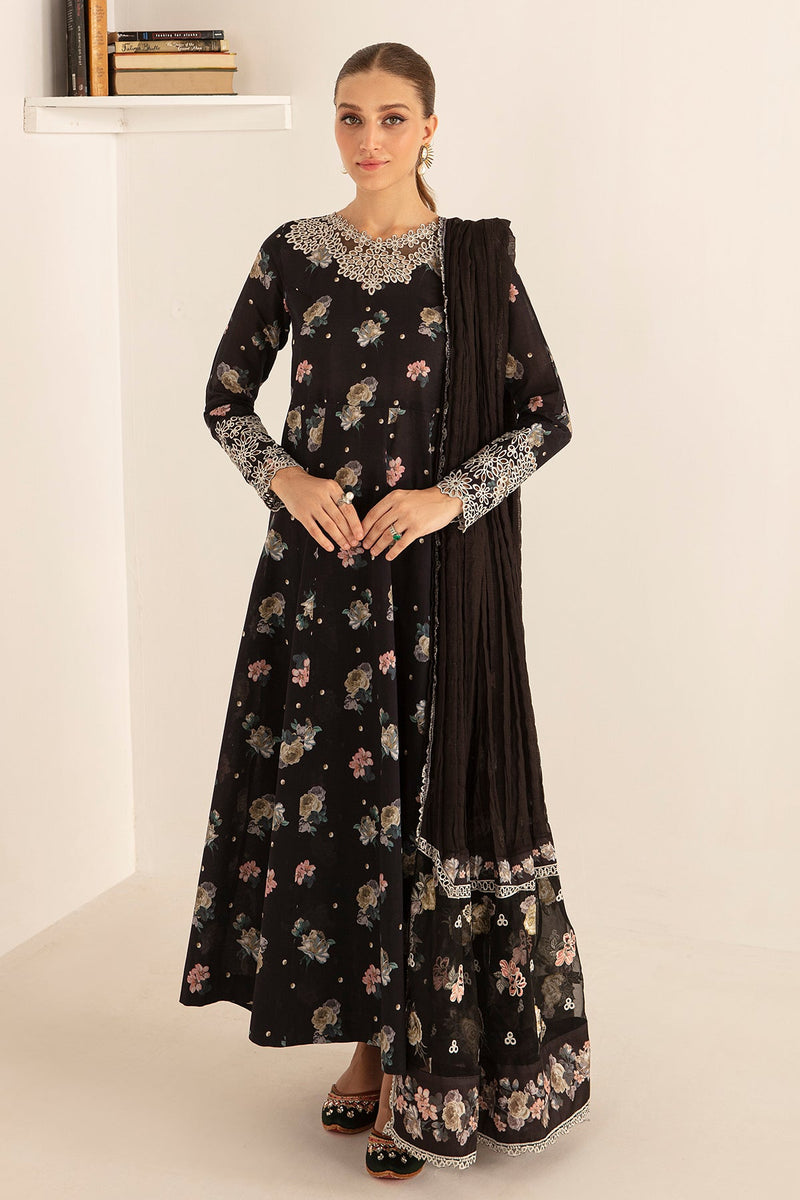 Baroque | Lawn Collection 24 | UF-406 - Designer Dress - Maria Faisal