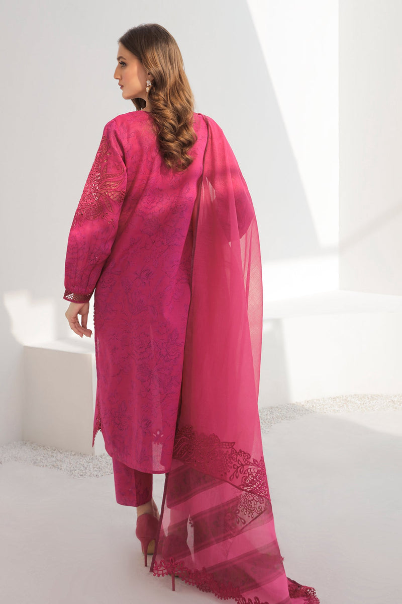 Baroque | Lawn Collection 24 | UF-308 - Waniyas