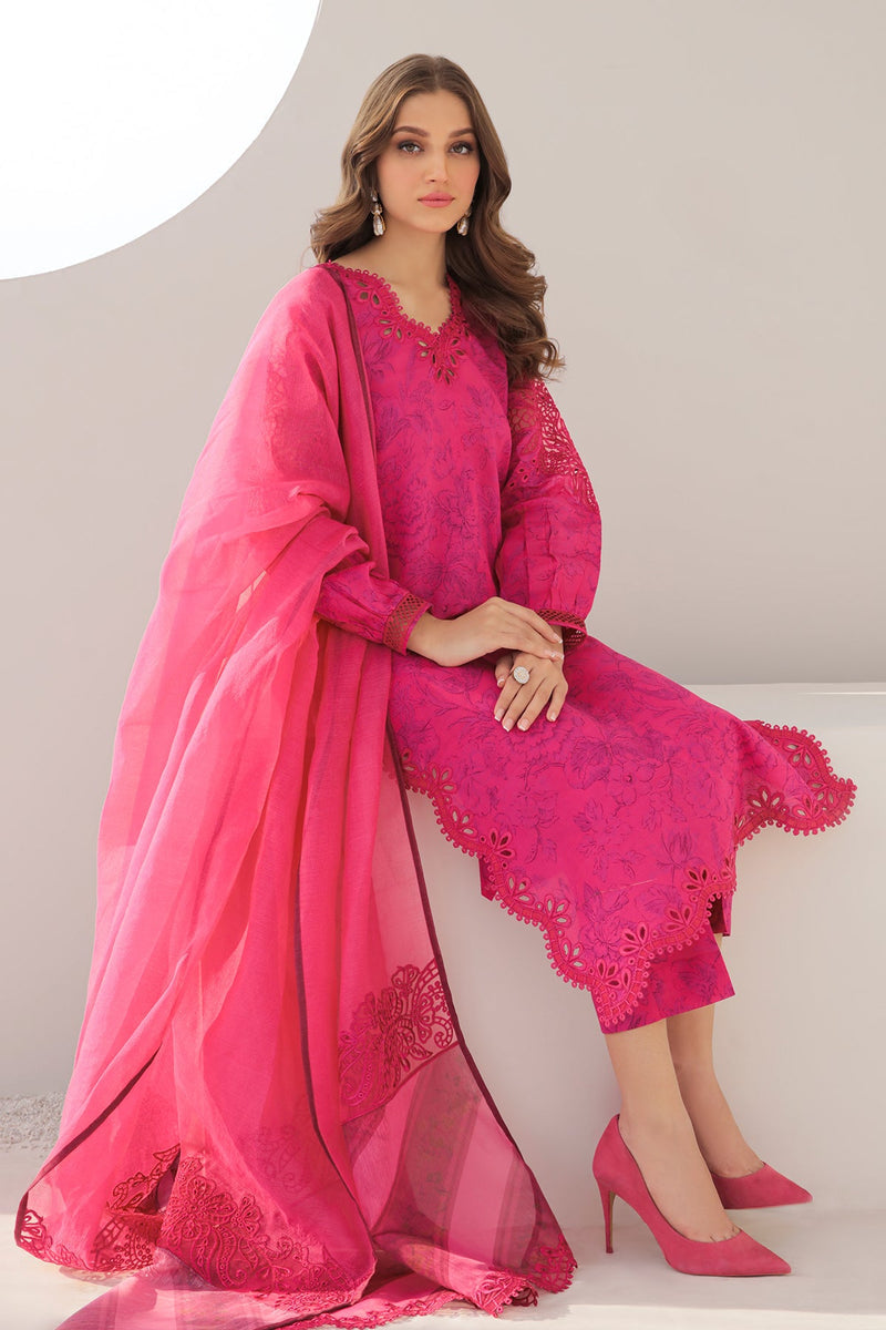 Baroque | Lawn Collection 24 | UF-308 - Waniyas