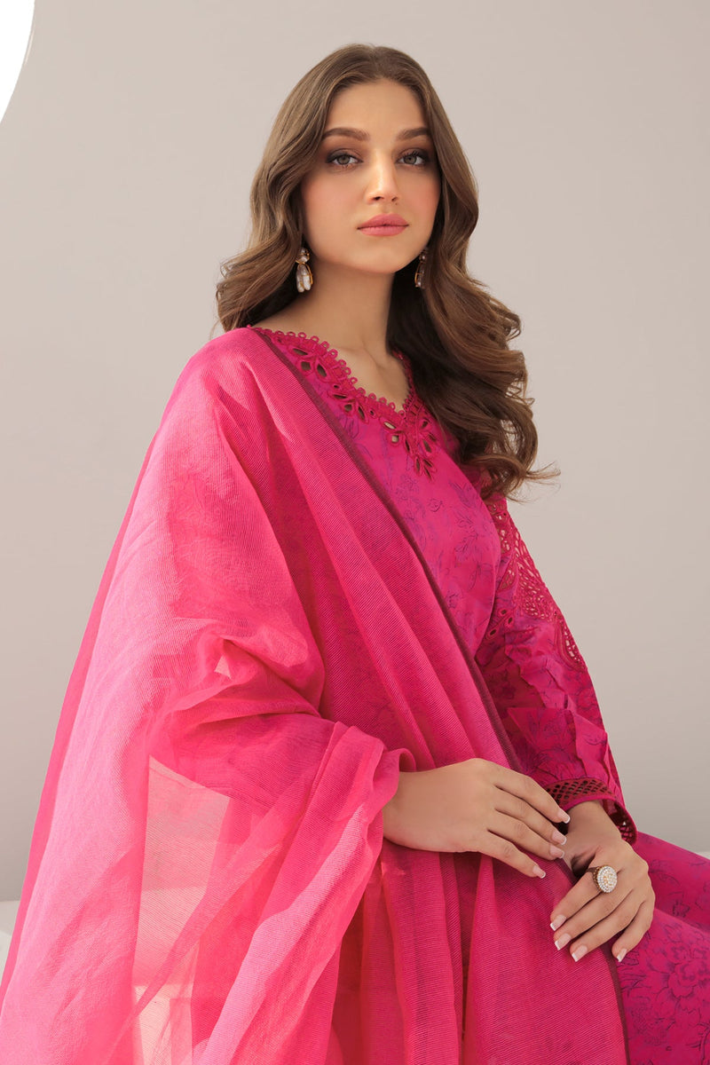 Baroque | Lawn Collection 24 | UF-308 - Waniyas