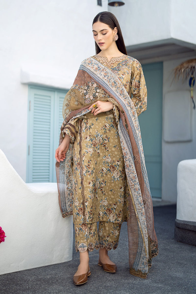 Baroque | Lawn Collection 24 | UF-553 - Waniyas