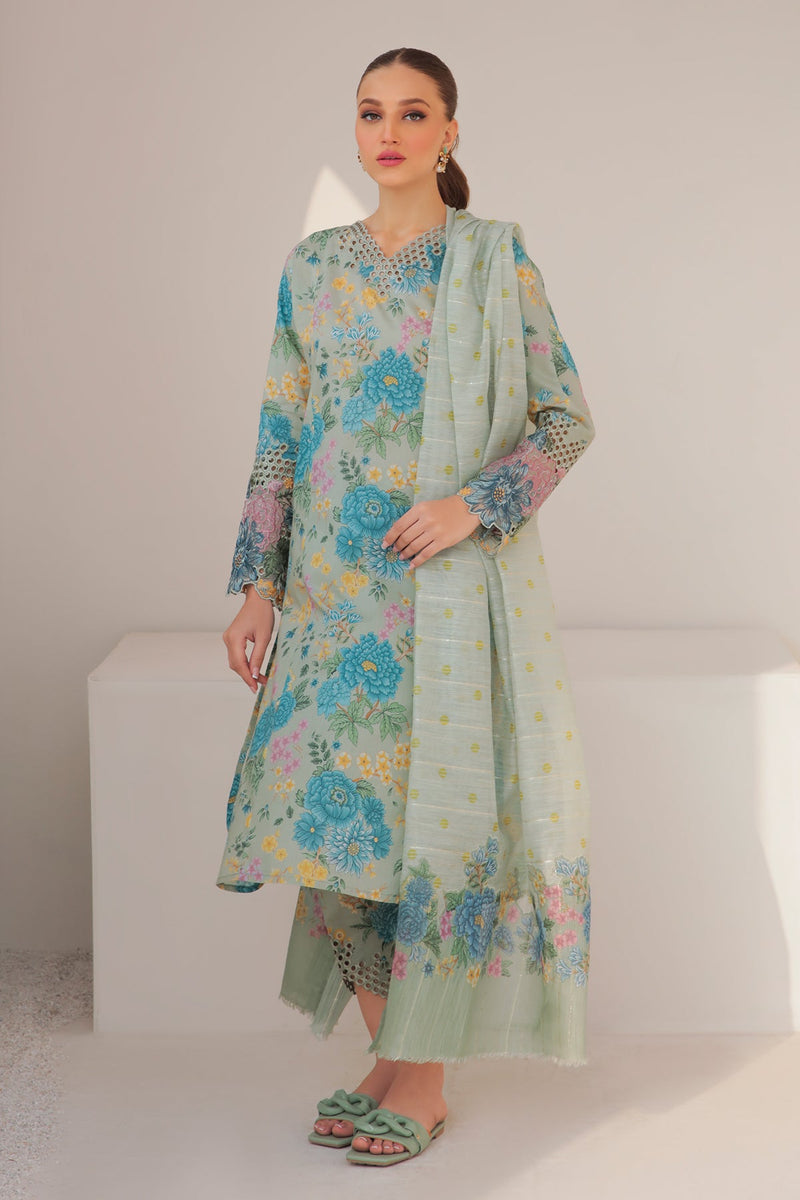 Baroque | Lawn Collection 24 | UF-310 - Waniyas
