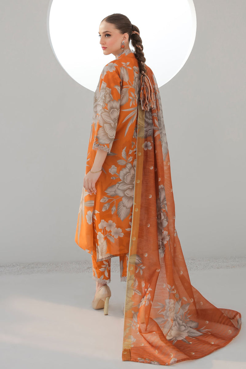 Baroque | Lawn Collection 24 | UF-312 - Waniyas