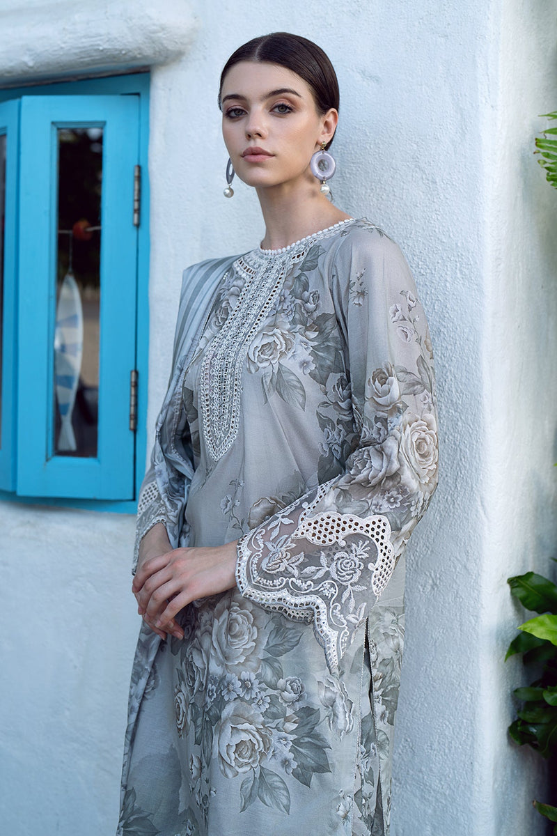 Baroque | Lawn Collection 24 | UF-557 - Waniyas