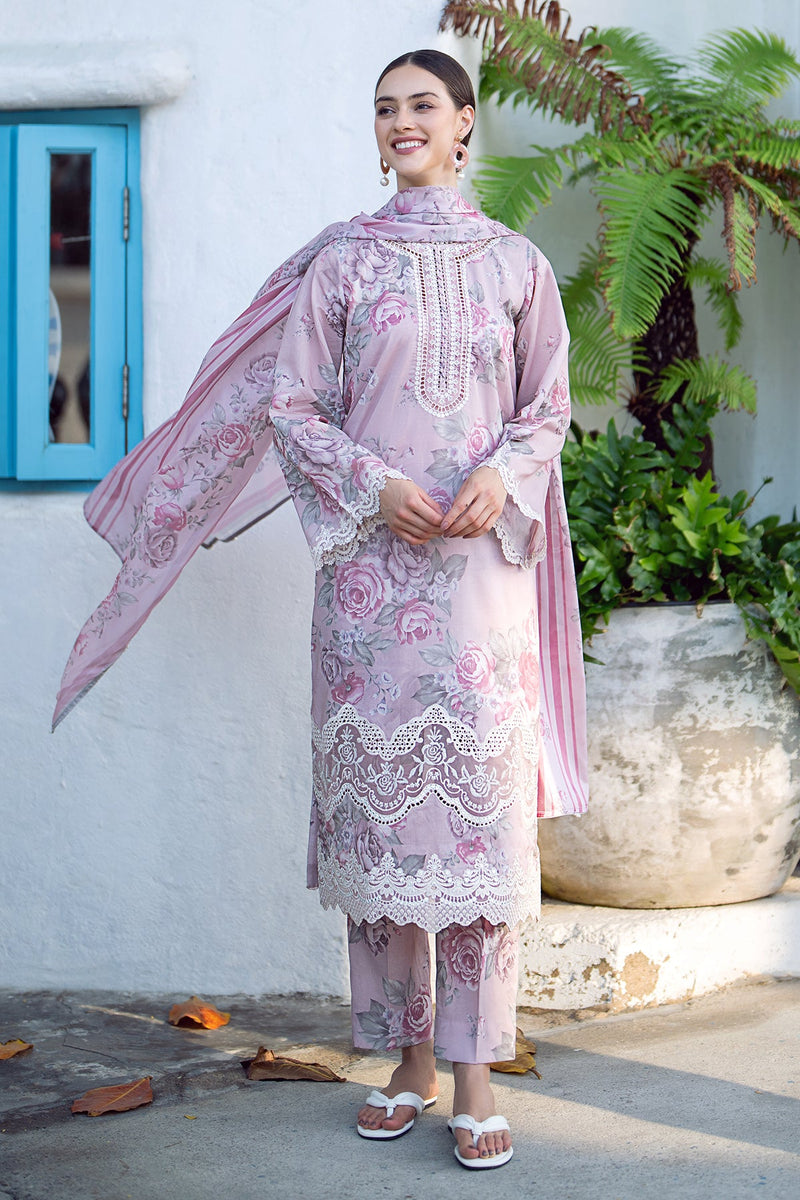 Baroque | Lawn Collection 24 | UF-558 - Waniyas