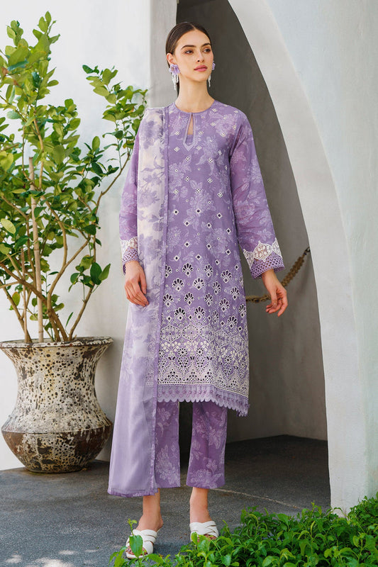 Baroque | Lawn Collection 24 | UF-563 - Waniyas
