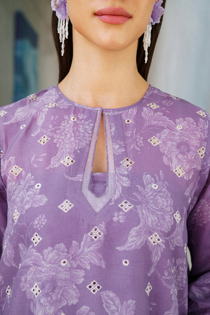 Baroque | Lawn Collection 24 | UF-563 - Waniyas