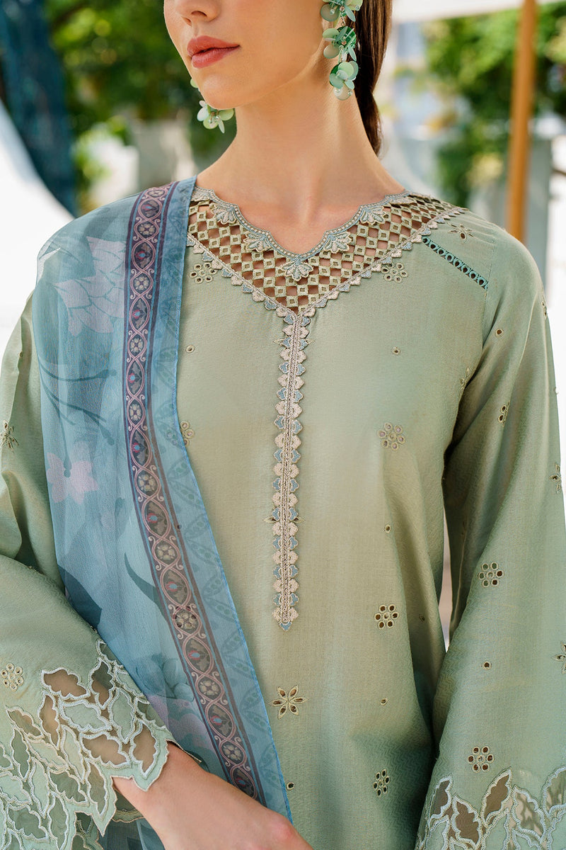Baroque | Lawn Collection 24 | UF-565 - Waniyas