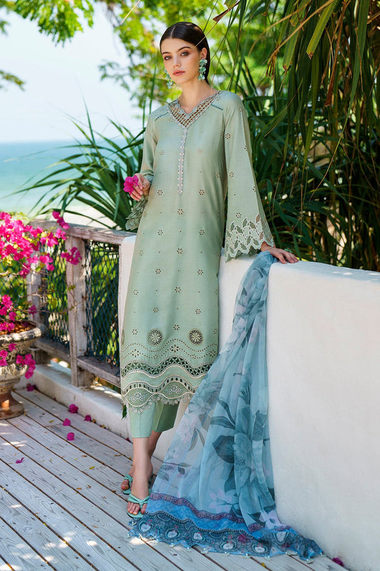 Baroque | Lawn Collection 24 | UF-565 - Waniyas