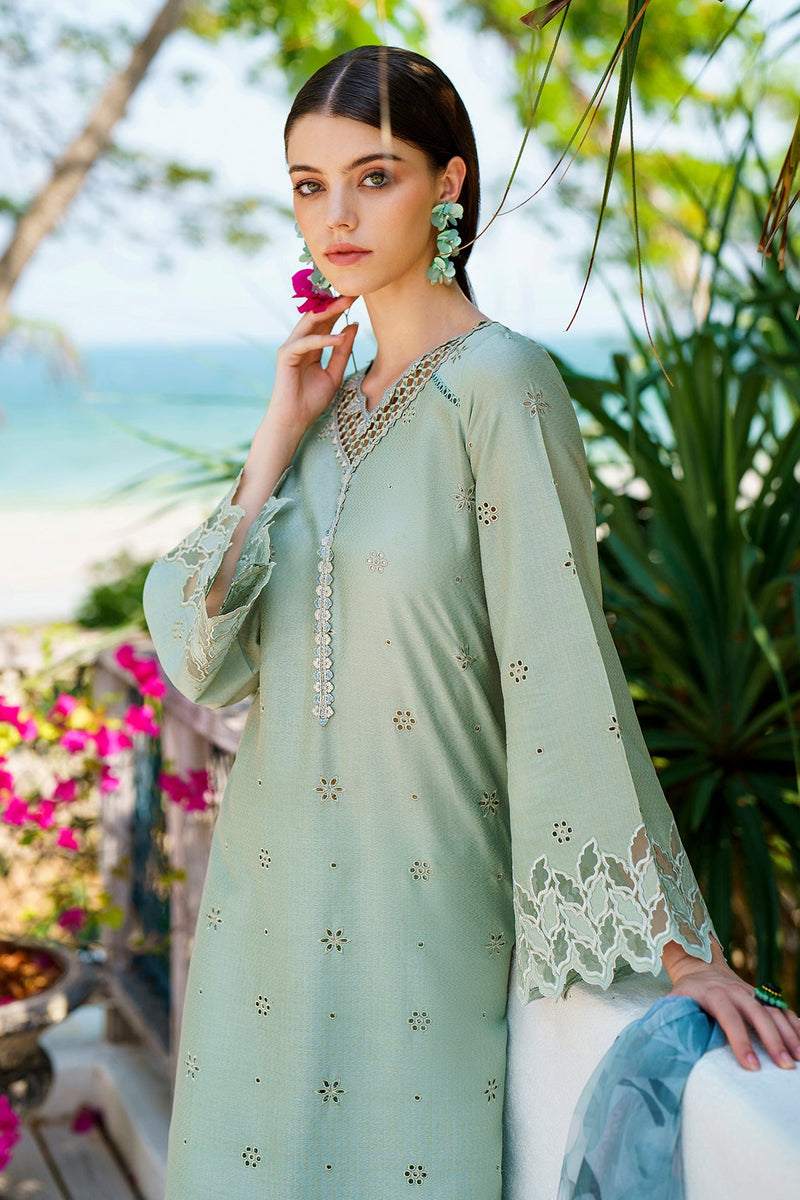Baroque | Lawn Collection 24 | UF-565 - Waniyas