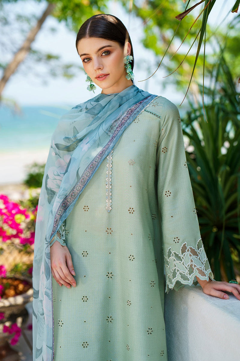 Baroque | Lawn Collection 24 | UF-565 - Waniyas