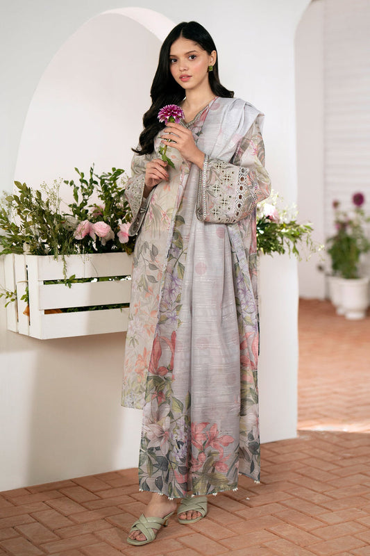 Baroque | Lawn Collection 24 | UF-528 - Waniyas