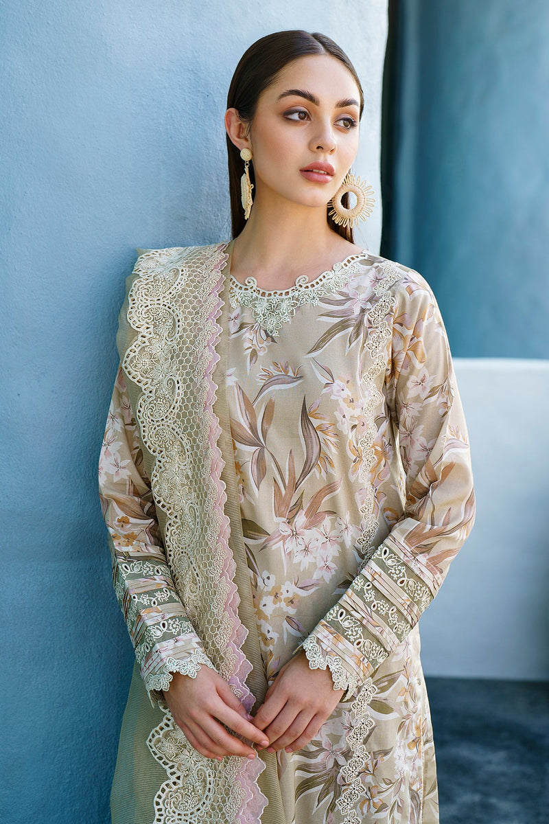 Baroque | Lawn Collection 24 | UF-568 - Waniyas