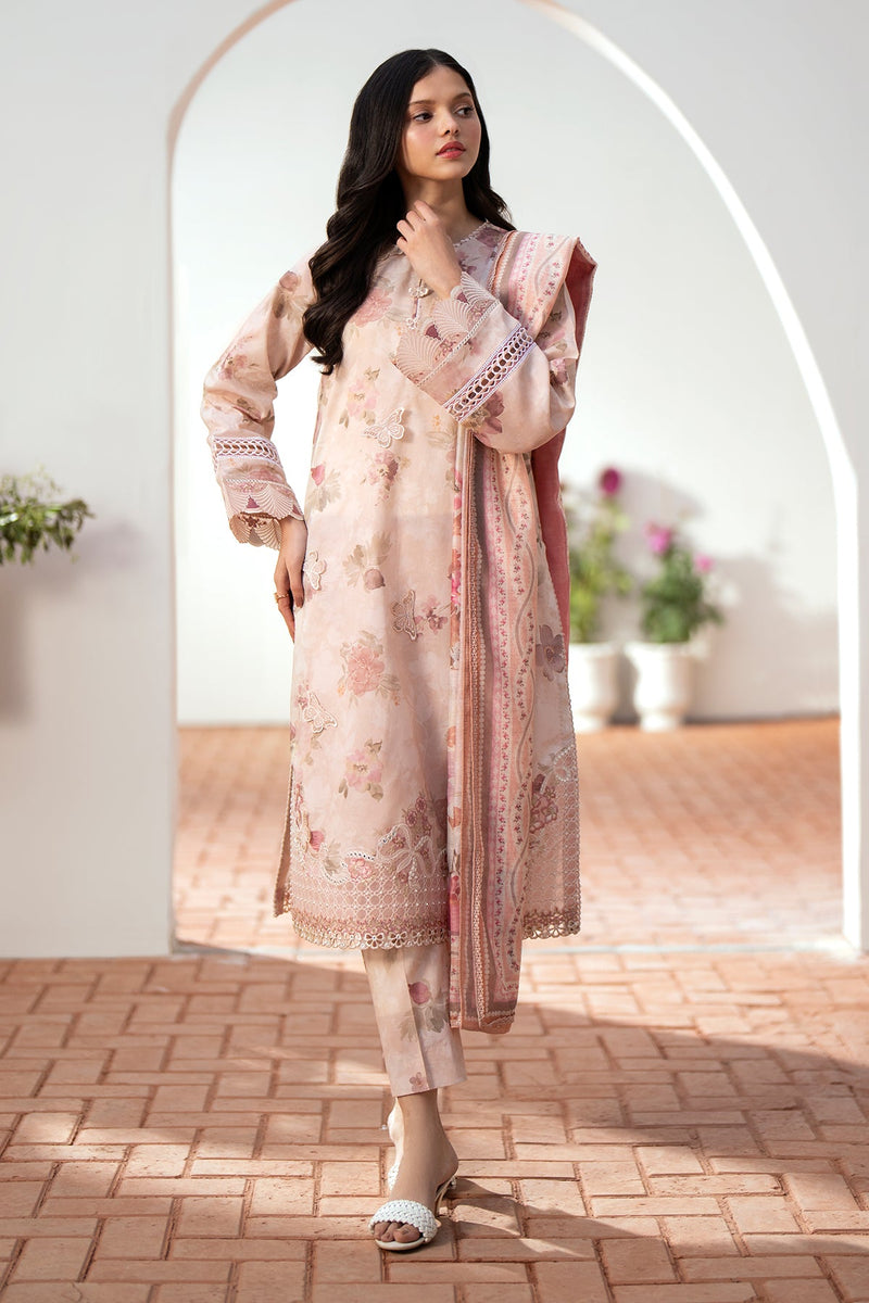 Baroque | Lawn Collection 24 | UF-527 - Waniyas