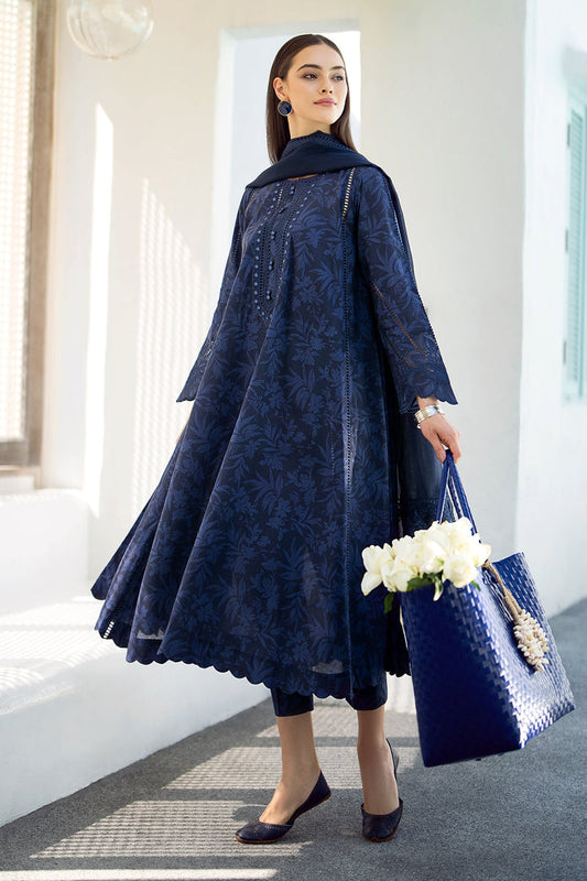 Baroque | Lawn Collection 24 | UF-544 - Waniyas