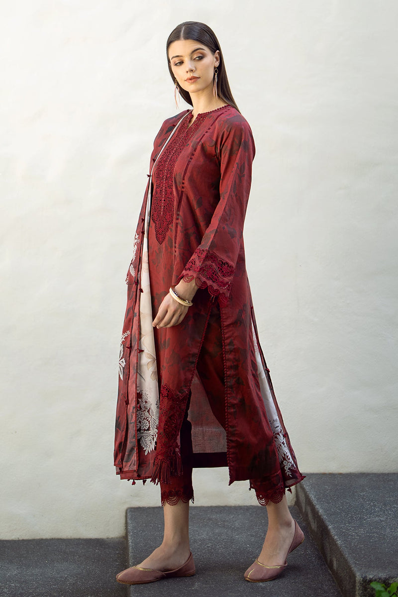 Baroque | Lawn Collection 24 | UF-545 - Waniyas