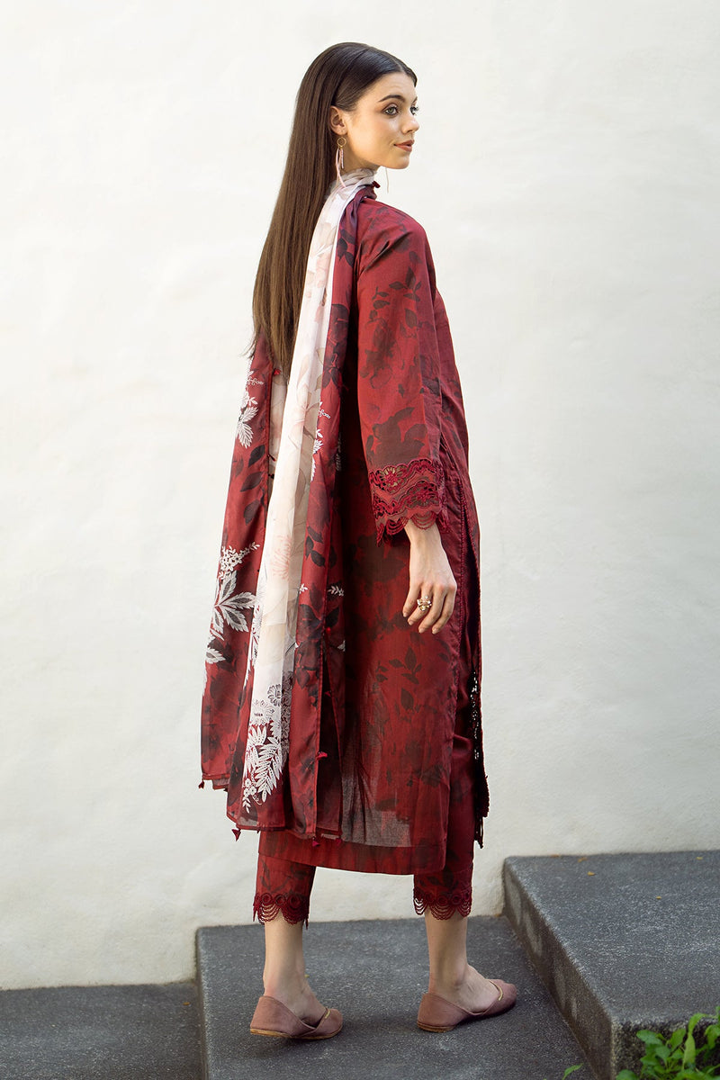 Baroque | Lawn Collection 24 | UF-545 - Waniyas