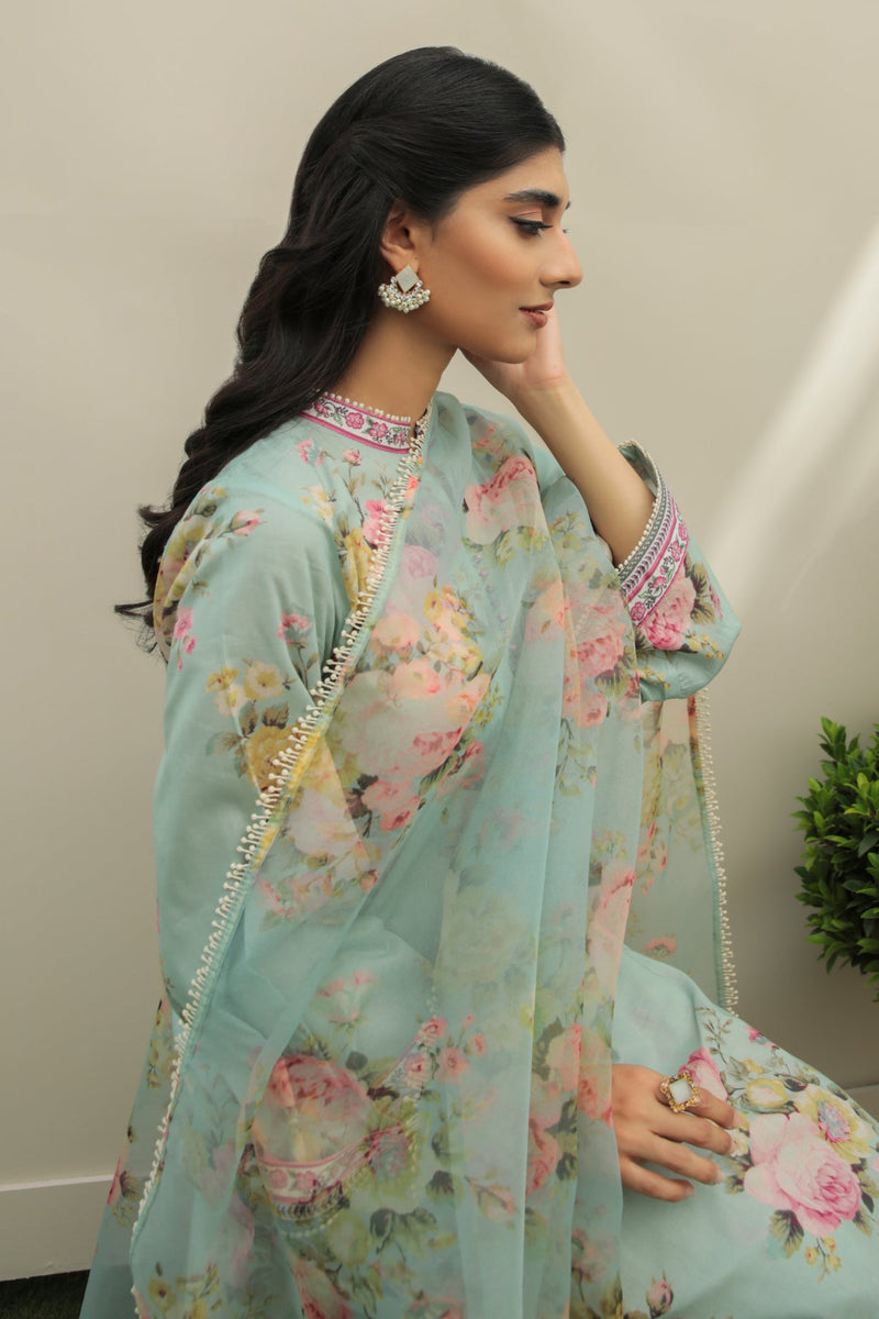 Baroque | Lawn Collection 24 | UF-215 - Waniyas