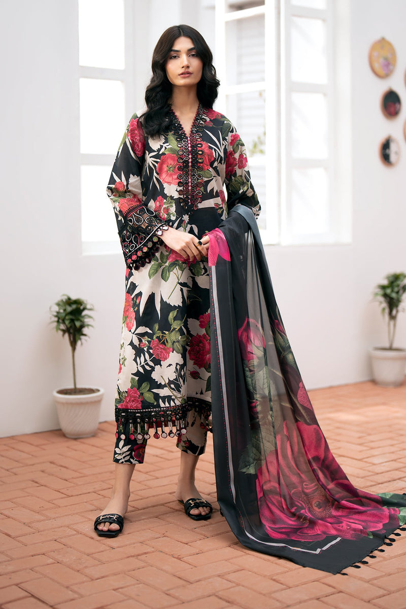 Baroque | Lawn Collection 24 | UF-532 - Waniyas