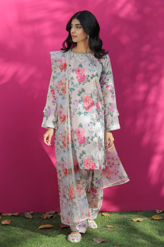 Baroque | Lawn Collection 24 | UF-191 - Waniyas