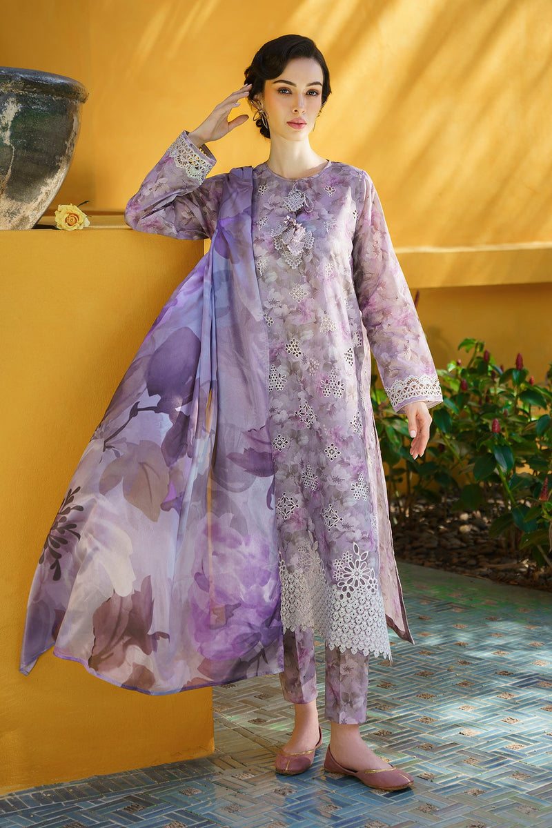 Baroque | Lawn Collection 24 | UF-579 - Waniyas