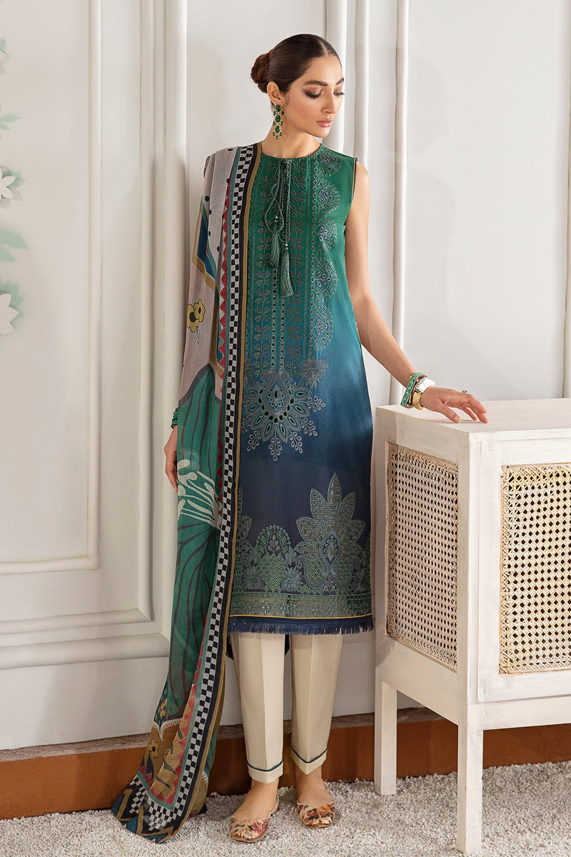 Baroque | Lawn Collection 24 | FL21-D1 - Waniyas
