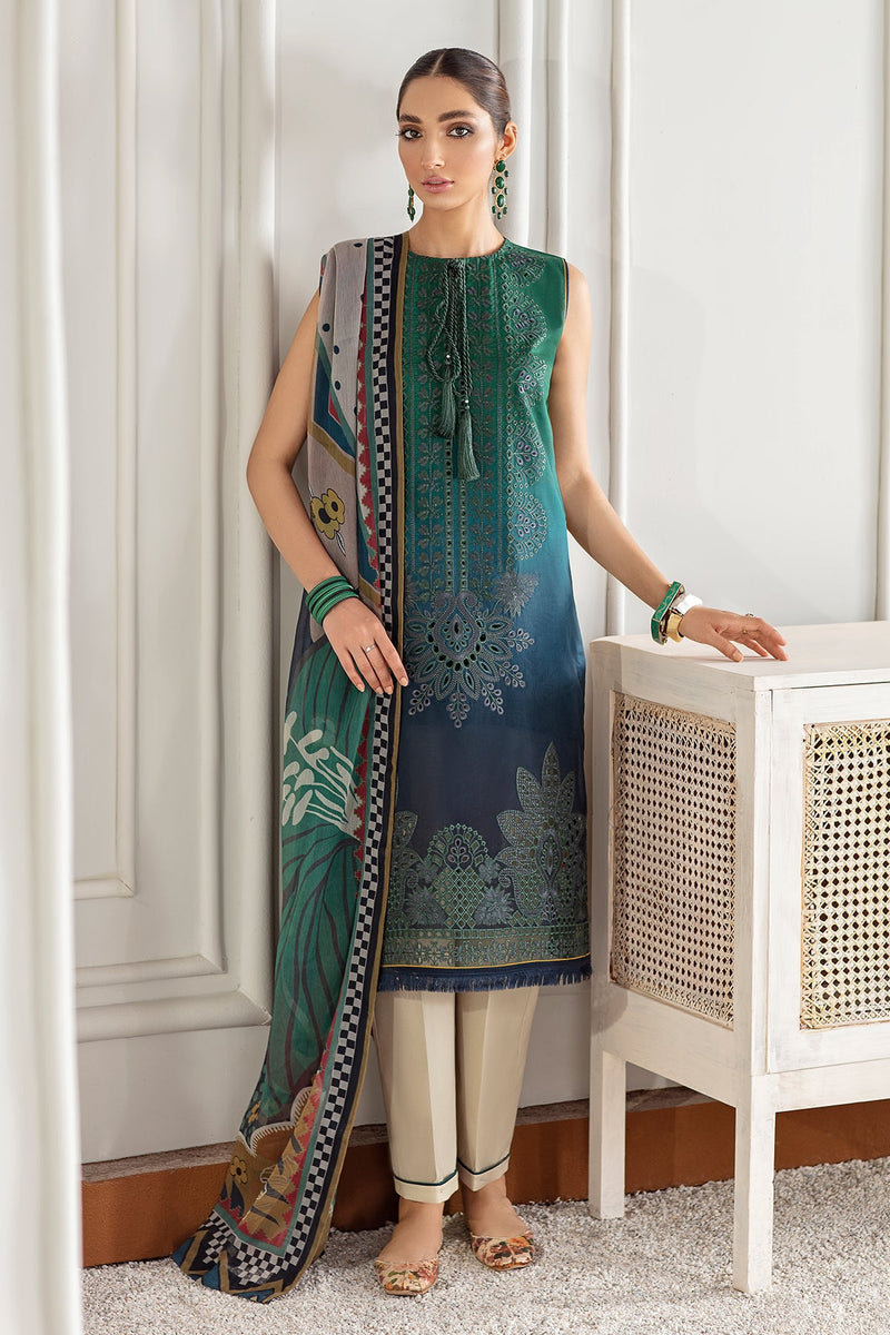 Baroque | Lawn Collection 24 | FL21-D1 - Waniyas