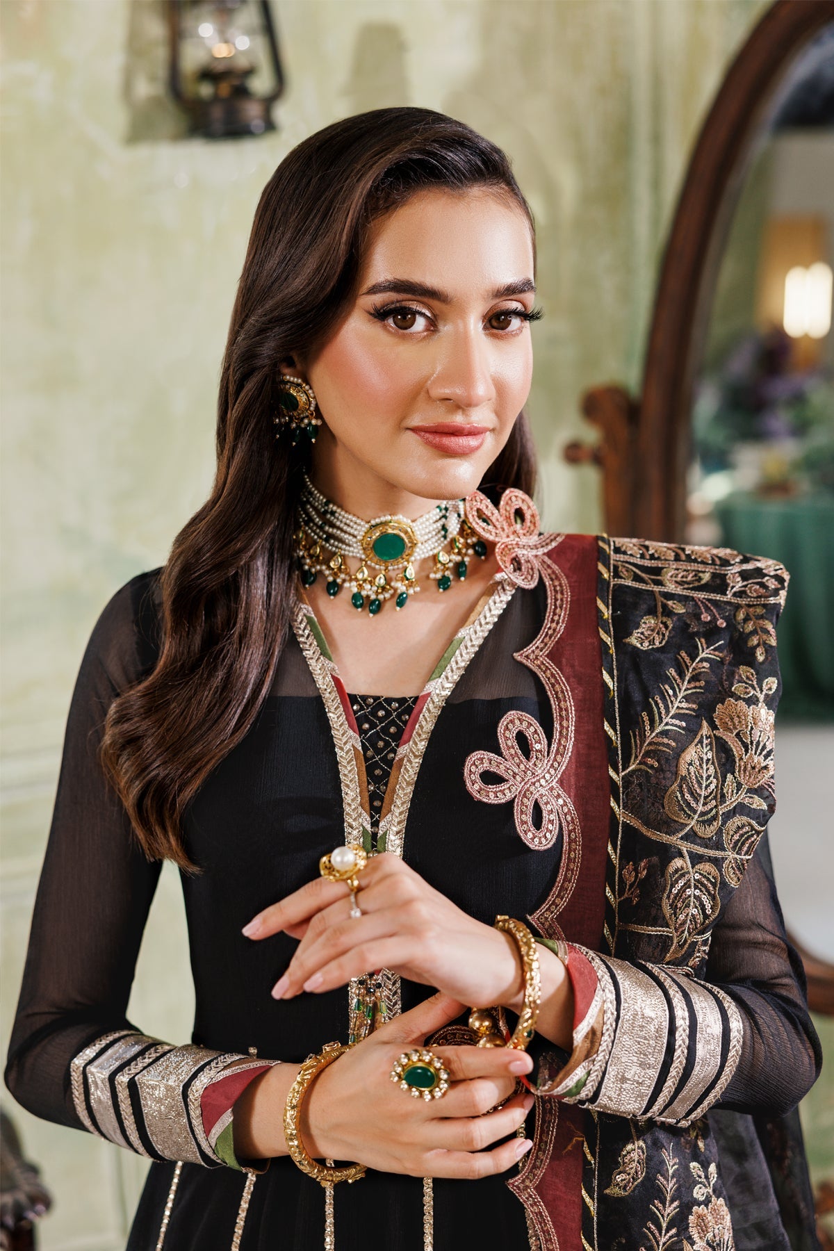 Alizeh | Ready to wear | Black Dress 3 piece - RTW1026 - Ladies Clothes - Maria Faisal