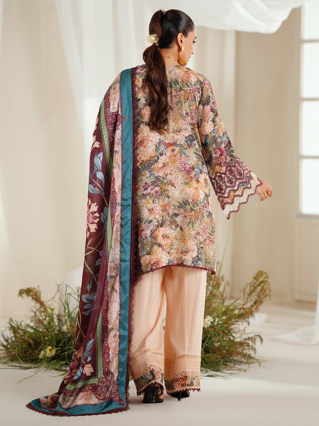 Bin Ilyas | Eres Bonita Viscose 25 | 1104 - B - is Light Skin dress from Bin Ilyas - Ladies Clothes - Maria Faisal