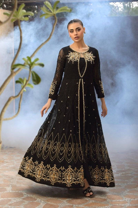 Panache | Pret | Black Royalty by Maria Faisal - Registered Vendor of : Panache By Mona - type : Ladies Clothes - 100% original wedding dresses