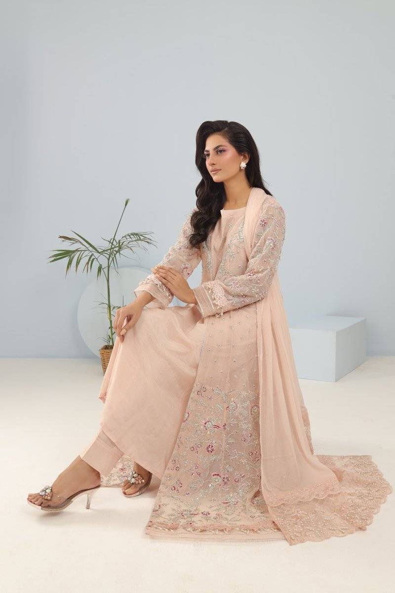 Panache | Pret | Blush Grandeur by Maria Faisal - Registered Vendor of : Panache By Mona - type : Ladies Clothes - 100% original wedding dresses