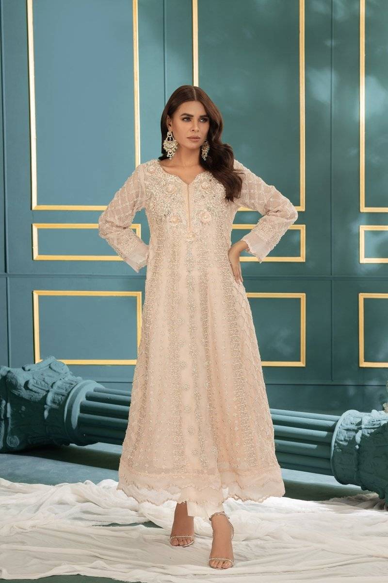 Panache | Pret | Blushing Breeze by Maria Faisal - Registered Vendor of : Panache By Mona - type : Ladies Clothes - 100% original wedding dresses