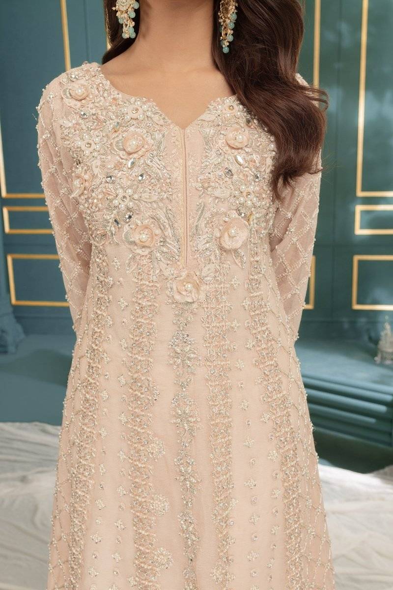 Panache | Pret | Blushing Breeze by Maria Faisal - Registered Vendor of : Panache By Mona - type : Ladies Clothes - 100% original wedding dresses