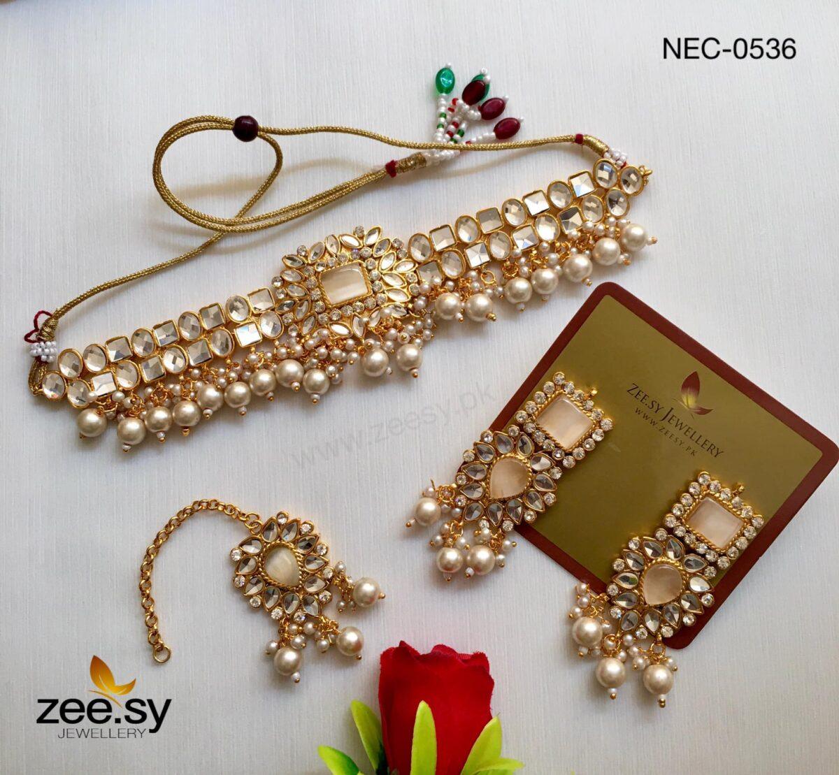 Kundan Necklace-0536 - Necklace Sets 