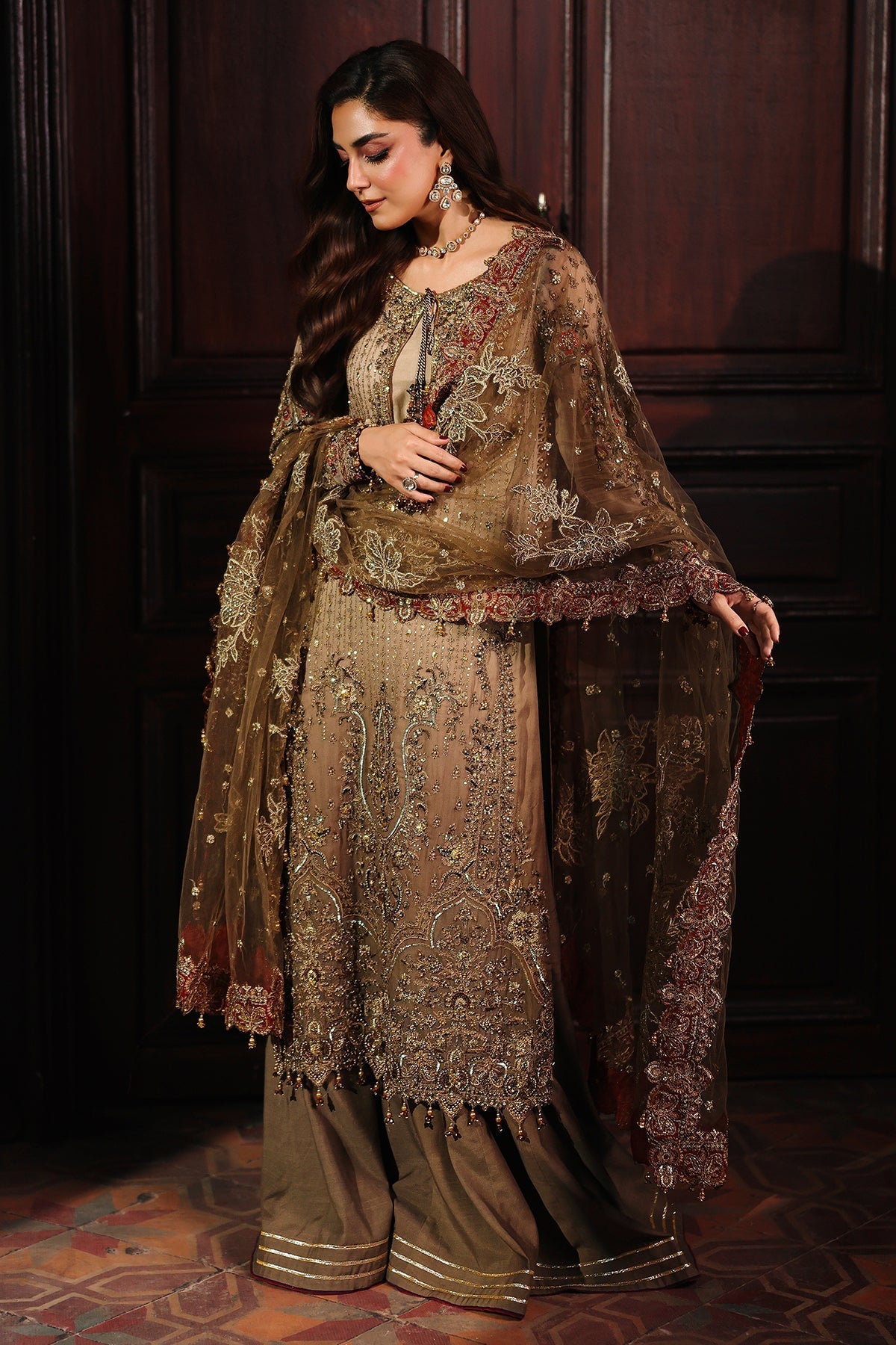 Charizma | Dastan e Jashan | DJW5 - 02 C - is Beige dress from Charizma - Ladies Clothes - Maria Faisal