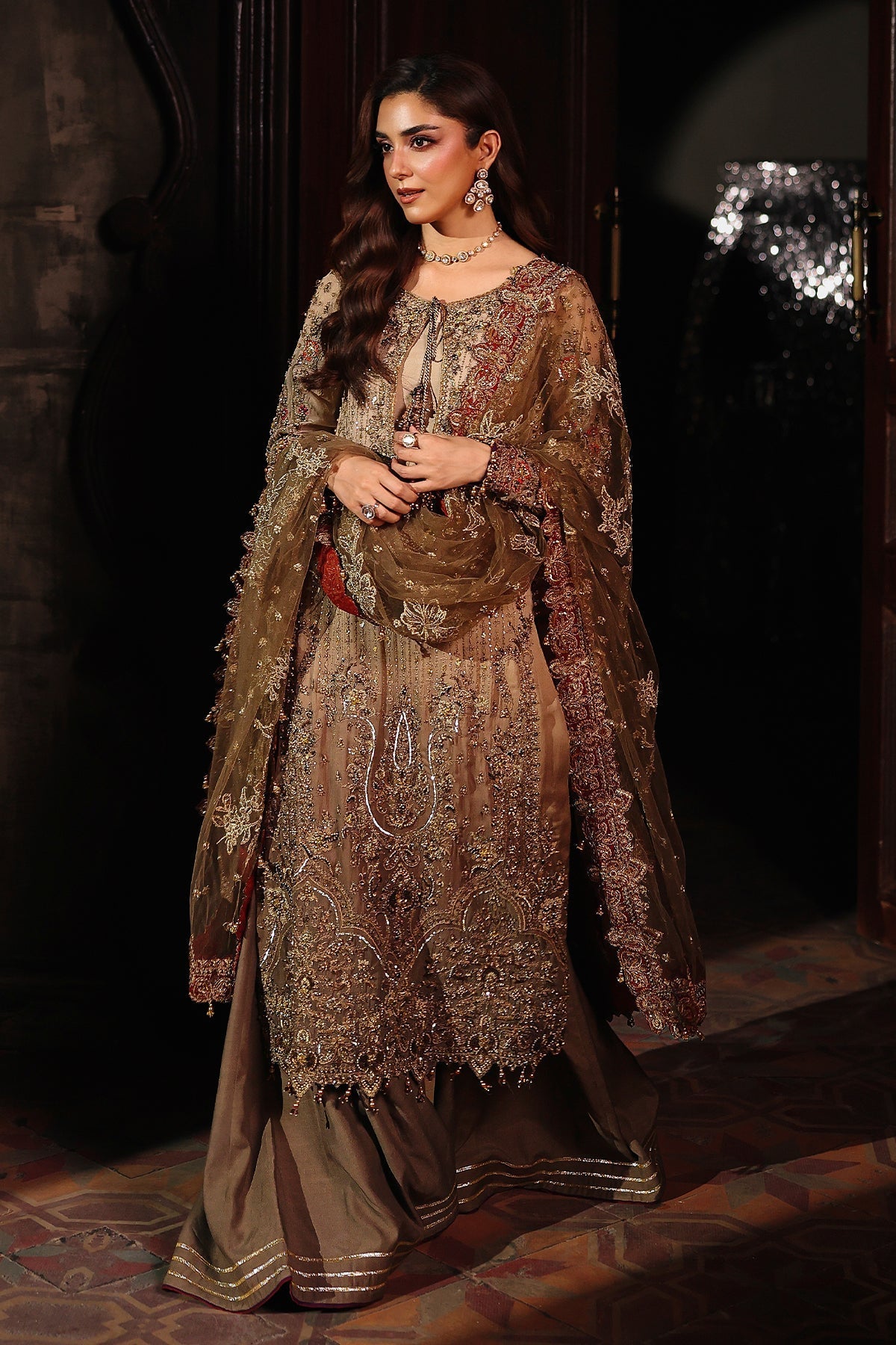 Charizma | Dastan e Jashan | DJW5 - 02 C - is Beige dress from Charizma - Ladies Clothes - Maria Faisal