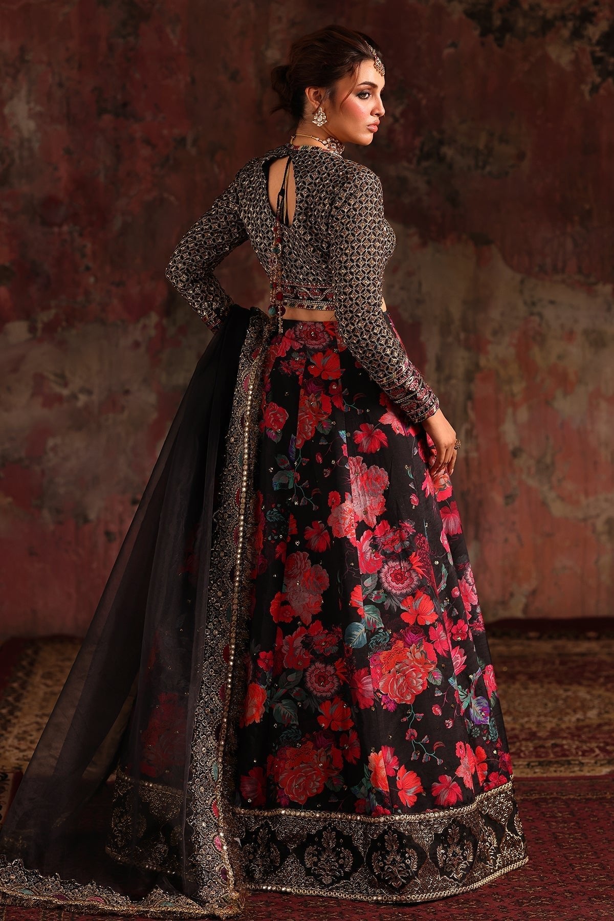Charizma | Statement Formals | CMA - 5 - 05 - is Black dress from Charzima - Ladies Clothes - Maria Faisal
